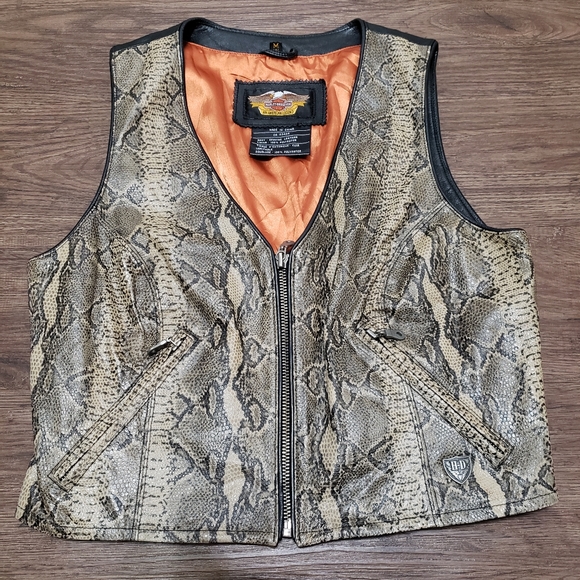 Harley-Davidson Jackets & Blazers - Womens Harley Davidson Leather Vest